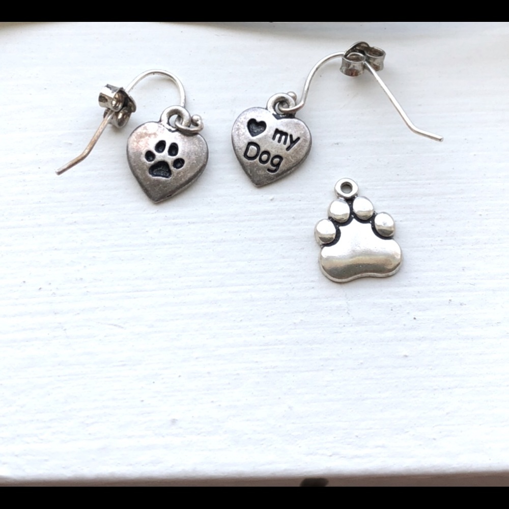 Earrings and pendant 🐾